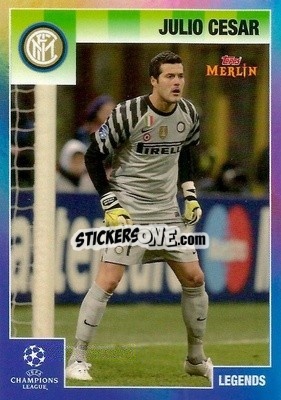 Sticker Julio Cesar - Heritage 95 UEFA Champions League 2020-2021
 n. 105 - Topps Merlin