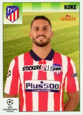 Sticker Koke - Heritage 95 UEFA Champions League 2020-2021
 n. 14 - Topps Merlin