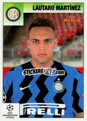 Sticker Lautaro Martínez - Heritage 95 UEFA Champions League 2020-2021
 n. 58 - Topps Merlin