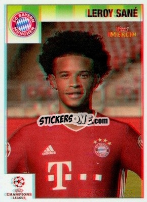 Sticker Leroy Sané - Heritage 95 UEFA Champions League 2020-2021
 n. 134 - Topps Merlin