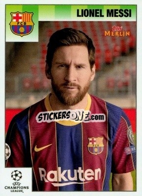 Cromo Lionel Messi - Heritage 95 UEFA Champions League 2020-2021
 - Topps Merlin