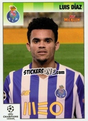 Sticker Luis Diaz - Heritage 95 UEFA Champions League 2020-2021
 - Topps Merlin