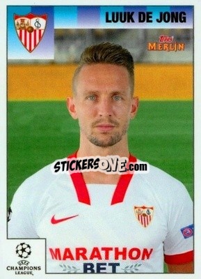 Figurina Luuk de Jong - Heritage 95 UEFA Champions League 2020-2021
 - Topps Merlin