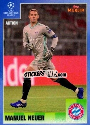 Sticker Manuel Neuer - Heritage 95 UEFA Champions League 2020-2021
 n. 114 - Topps Merlin