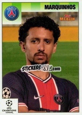 Sticker Marquinhos - Heritage 95 UEFA Champions League 2020-2021
 n. 50 - Topps Merlin