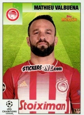 Sticker Mathieu Valbuena - Heritage 95 UEFA Champions League 2020-2021
 n. 101 - Topps Merlin