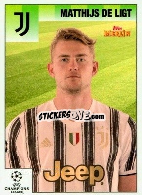 Sticker Matthijs de Ligt - Heritage 95 UEFA Champions League 2020-2021
 n. 45 - Topps Merlin