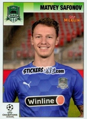 Sticker Matvey Safonov - Heritage 95 UEFA Champions League 2020-2021
 - Topps Merlin