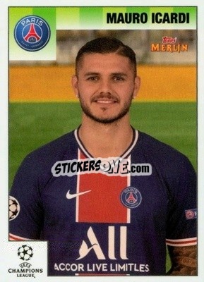 Sticker Mauro Icardi - Heritage 95 UEFA Champions League 2020-2021
 - Topps Merlin