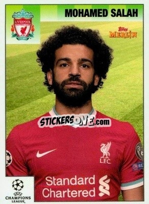 Sticker Mohamed Salah - Heritage 95 UEFA Champions League 2020-2021
 n. 28 - Topps Merlin