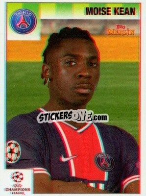 Sticker Moise Kean - Heritage 95 UEFA Champions League 2020-2021
 n. 140 - Topps Merlin