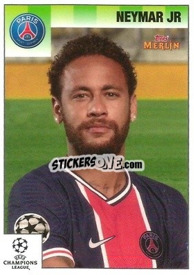 Sticker Neymar Jr - Heritage 95 UEFA Champions League 2020-2021
 - Topps Merlin