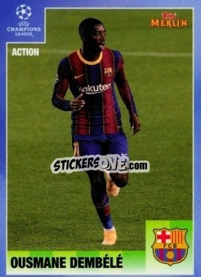 Sticker Ousmane Dembélé - Heritage 95 UEFA Champions League 2020-2021
 n. 111 - Topps Merlin
