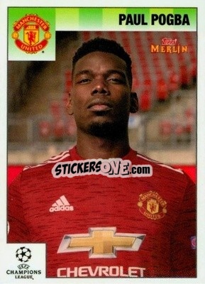 Sticker Paul Pogba - Heritage 95 UEFA Champions League 2020-2021
 n. 36 - Topps Merlin