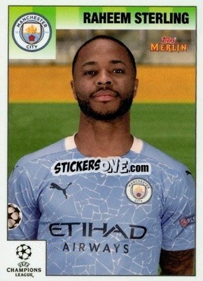Sticker Raheem Sterling - Heritage 95 UEFA Champions League 2020-2021
 n. 35 - Topps Merlin