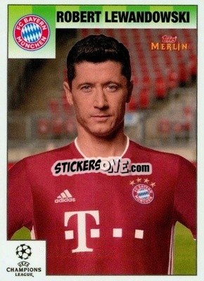 Sticker Robert Lewandowski - Heritage 95 UEFA Champions League 2020-2021
 n. 20 - Topps Merlin
