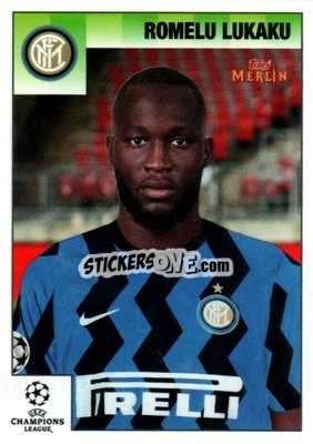 Sticker Romelu Lukaku - Heritage 95 UEFA Champions League 2020-2021
 n. 57 - Topps Merlin