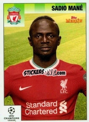 Sticker Sadio Mané - Heritage 95 UEFA Champions League 2020-2021
 n. 29 - Topps Merlin