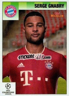 Sticker Serge Gnabry - Heritage 95 UEFA Champions League 2020-2021
 n. 19 - Topps Merlin