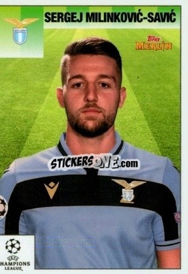 Sticker Sergej Milinković-Savić - Heritage 95 UEFA Champions League 2020-2021
 n. 73 - Topps Merlin