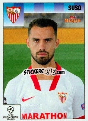 Sticker Suso - Heritage 95 UEFA Champions League 2020-2021
 n. 68 - Topps Merlin
