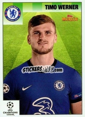Sticker Timo Werner - Heritage 95 UEFA Champions League 2020-2021
 n. 43 - Topps Merlin