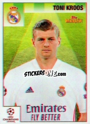 Sticker Toni Kroos - Heritage 95 UEFA Champions League 2020-2021
 n. 130 - Topps Merlin