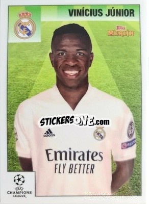 Sticker Vinícius Júnior - Heritage 95 UEFA Champions League 2020-2021
 - Topps Merlin