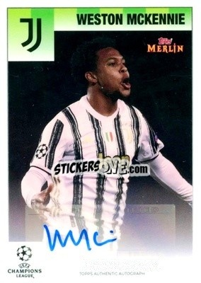 Sticker Weston McKennie - Heritage 95 UEFA Champions League 2020-2021
 n. A-WM - Topps Merlin