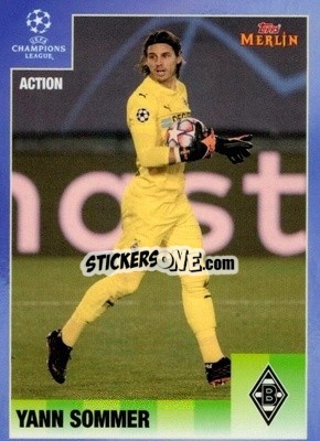 Sticker Yann Sommer - Heritage 95 UEFA Champions League 2020-2021
 - Topps Merlin