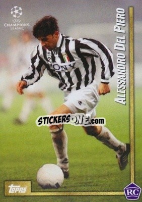 Sticker Alessandro Del Piero - The Lost Rookie Cards
 - Topps