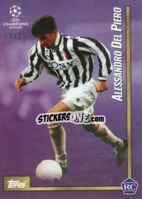 Sticker Alessandro Del Piero - The Lost Rookie Cards
 n. 5p - Topps