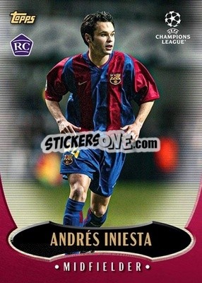 Sticker Andres Iniesta - The Lost Rookie Cards
 n. 21 - Topps
