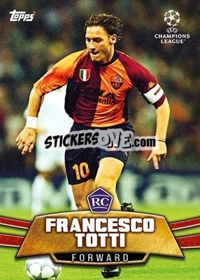 Sticker Francesco Totti - The Lost Rookie Cards
 n. 37 - Topps