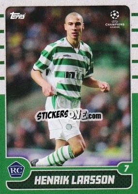 Sticker Henrik Larsson - The Lost Rookie Cards
 n. 10 - Topps