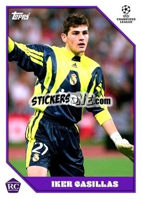 Sticker Iker Casillas - The Lost Rookie Cards
 - Topps
