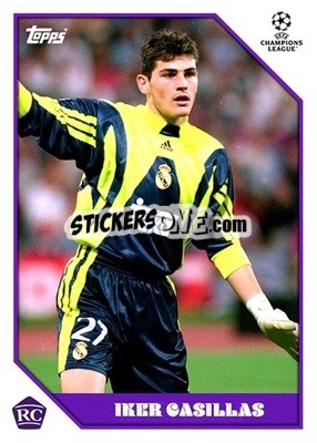 Sticker Iker Casillas - The Lost Rookie Cards
 n. 28 - Topps