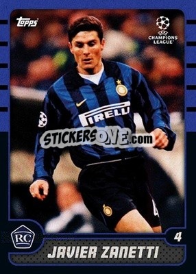 Cromo Javier Zanetti - The Lost Rookie Cards
 - Topps