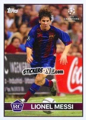 Sticker Lionel Messi - The Lost Rookie Cards
 n. 12 - Topps