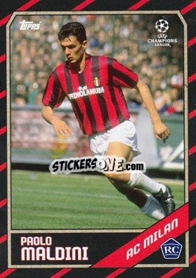 Sticker Paolo Maldini - The Lost Rookie Cards
 n. 11 - Topps