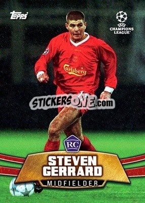Sticker Steven Gerrard - The Lost Rookie Cards
 - Topps