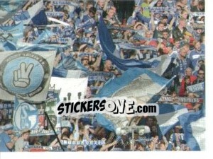 Sticker Fanblock - FC Schalke 04. 2012-2013 - Panini