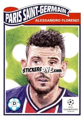Sticker Alessandro Florenzi - UEFA Champions League Living Set
 - Topps
