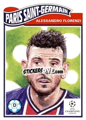 Sticker Alessandro Florenzi - UEFA Champions League Living Set
 n. 335 - Topps
