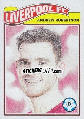 Sticker Andrew Robertson - UEFA Champions League Living Set
 n. 51 - Topps