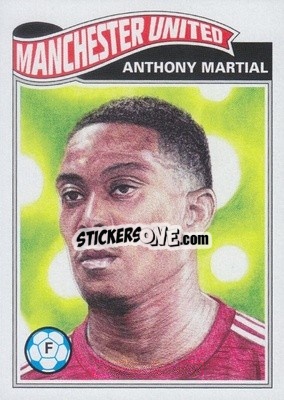 Sticker Anthony Martial - UEFA Champions League Living Set
 n. 228 - Topps