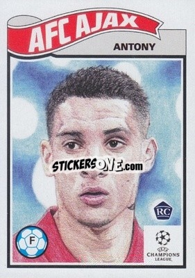Sticker Antony - UEFA Champions League Living Set
 - Topps