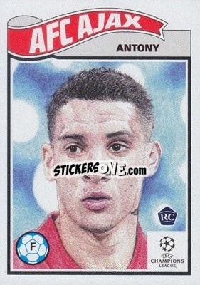 Sticker Antony - UEFA Champions League Living Set
 n. 238 - Topps