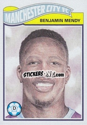 Sticker Benjamin Mendy - UEFA Champions League Living Set
 n. 49 - Topps