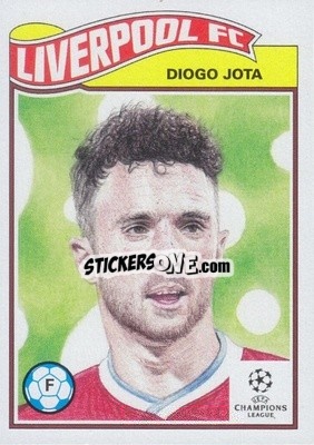 Sticker Diogo Jota - UEFA Champions League Living Set
 n. 236 - Topps